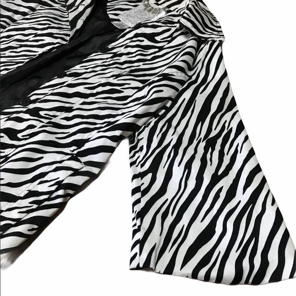 Wet Seal Zebra Print Petticoat Blazer - Picture 13 of 13